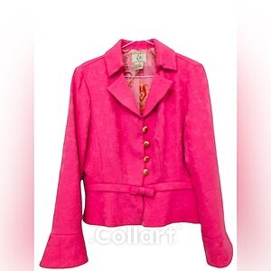 NWOT ICE Barbiecore Fuchsia Pink Classic Blazer